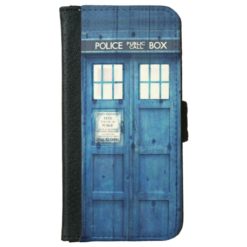 Vintage Police phone Public Call Box Wallet Phone Case For iPhone 6/6s