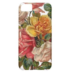 Vintage Rose Bouquet iPhone 5C Case