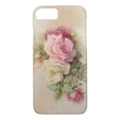 Vintage Rose iPhone 7 Case