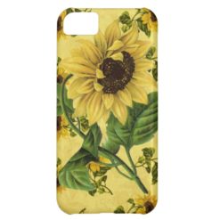 Vintage Sunflowers iPhone 5C Case