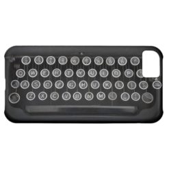 Vintage Typewriter Cover For iPhone 5C