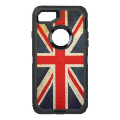 Vintage Union Jack British Flag OtterBox Defender iPhone 7 Case