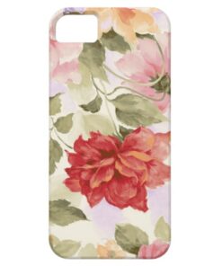 Vintage Watercolor Roses iPhone SE/5/5s Case