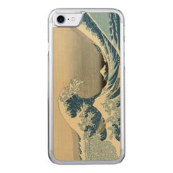 Vintage Waves Ocean Sea Boat Carved iPhone 7 Case