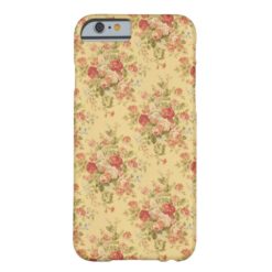 Vintage Yellow Floral iPhone 6 case