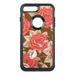 Vintage floral roses iPhone 7 plus case