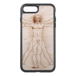 Vitruvian Man in detail by Leonardo da Vinci OtterBox Symmetry iPhone 7 Plus Case