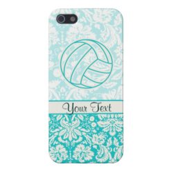 Volleyball; Cute Teal iPhone SE/5/5s Case