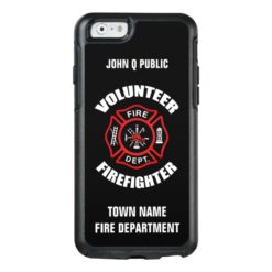 Volunteer Firefighter Name Template OtterBox iPhone 6/6s Case
