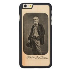 Walt Whitman as a Young Man Carved Maple iPhone 6 Plus Slim Case