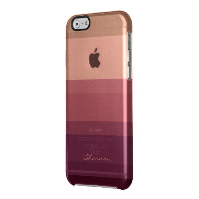 Warm Tones Subtle & Chic Striped iPhone 6 case