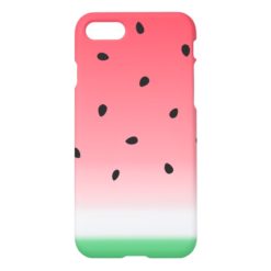 Watermelon Ombre Stripes iPhone 7 Case