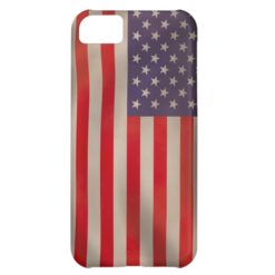 Waving American Flag Case For iPhone 5C