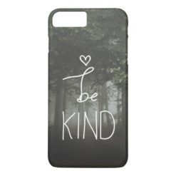 White Be Kind Quote Cute Heart Typography Girly iPhone 7 Plus Case