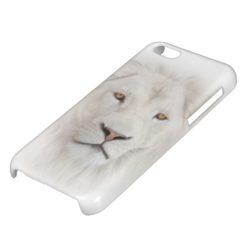 White Lion Head Glossy iPhone 5C Case