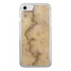 White Marble Vein iPhone 6 Slim Maple Wood Carved iPhone 7 Case