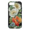 White Orange Poppies Vintage Art iPhone 7 case