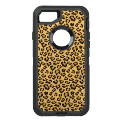 Wild Leopard or Jaguar Print Faux Fur Pattern OtterBox Defender iPhone 7 Case