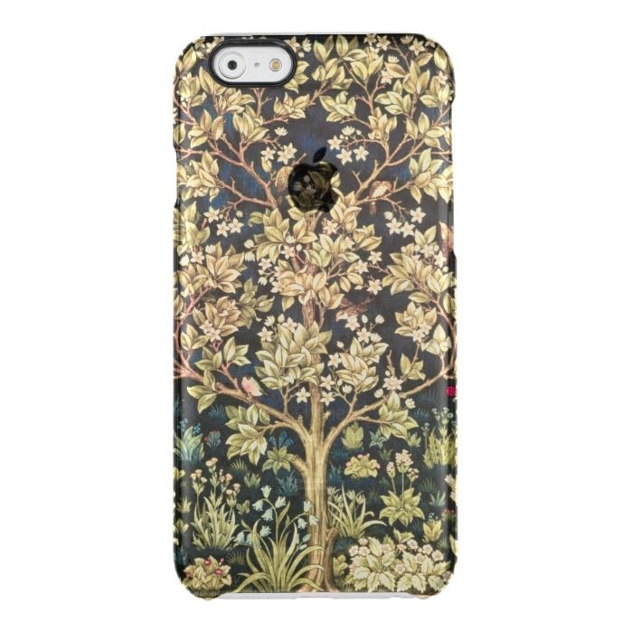 William Morris Tree Of Life Floral Vintage Art Clear iPhone 6/6S Case