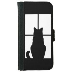 Window Cat Click to Customize Get any color decor iPhone 6/6s Wallet Case