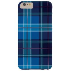 Winter Midnight tartan pattern blue shade Barely There iPhone 6 Plus Case