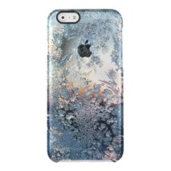 Winter frost snowflakes bling snowflake bokeh clea clear iPhone 6/6S case