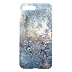 Winter frost snowflakes bling snowflake bokeh clea iPhone 7 plus case
