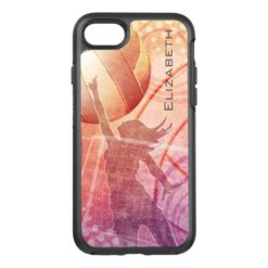 Women's beach volleyball at sunset OtterBox symmetry iPhone 7 case