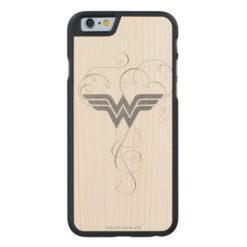 Wonder Woman | Beauty Bliss Logo Carved Maple iPhone 6 Slim Case