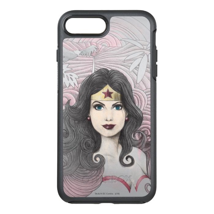 Wonder Woman Eagle and Trees OtterBox Symmetry iPhone 7 Plus Case