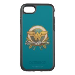 Wonder Woman Foliage Sketch Logo OtterBox Symmetry iPhone 7 Case