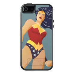 Wonder Woman Retro City Sunburst OtterBox iPhone 5/5s/SE Case