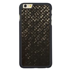 Wood Case iPhone 6 Plus Black Crystal Bling Strass