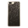 Wood iPhone 7 Plus Black Crystal Bling Strass Carved iPhone 7 Plus Case