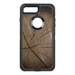 Wood tree trunk rustic style OtterBox defender iPhone 7 plus case