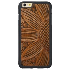 Wooden Sunflower Wood iPhone 6 6S Plus Covers