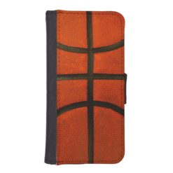 Worn Orange Basketball iPhone SE/5/5s Wallet