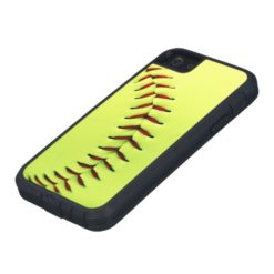 Yellow softball ball iPhone SE/5/5s case