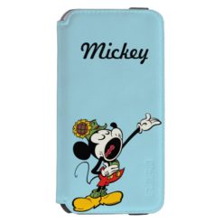 Yodelberg Mickey | Singing with Arm Up iPhone 6/6s Wallet Case