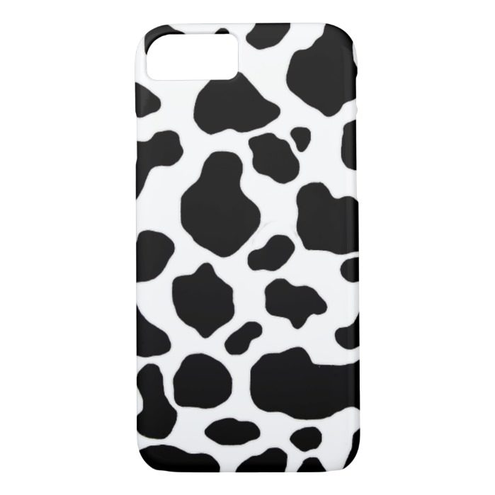 black and white cow pattern iPhone 7 case