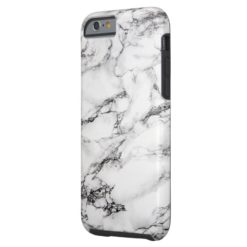 black and white marble stone tough iPhone 6 case