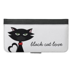 black cat love iphone 6s plus case