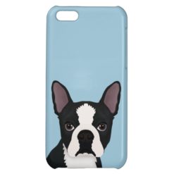 boston terrier cartoon iPhone 5C cover
