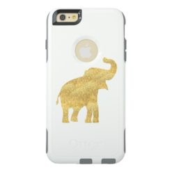 cute golden elephant OtterBox iPhone 6/6s plus case