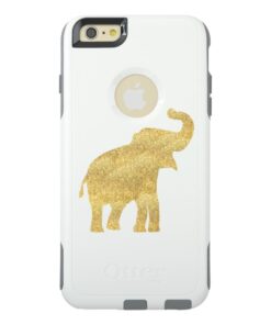 cute golden elephant OtterBox iPhone 6/6s plus case