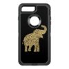cute golden elephant confetti dots OtterBox defender iPhone 7 plus case