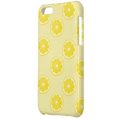 fresh lemon fruit pattern iphone 5c iPhone 5C cover
