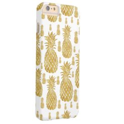 golden pineapples barely there iPhone 6 plus case