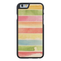 great watercolor background - watercolor paints 2 Carved maple iPhone 6 case