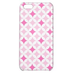 i Phone 5 Pink Geometric Pattern Cover For iPhone 5C